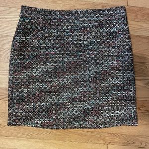 Ann Taylor wool blend skirt with sequin size 12
